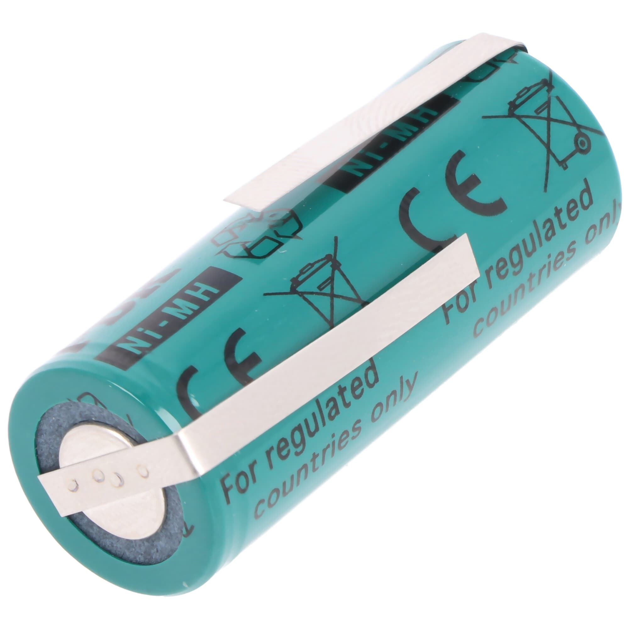 Batterie NiMH 2150mAh 4 / 5A, 43x17mm pour séries Braun Oral-B Triumph (veuillez vérifier les dimensions)