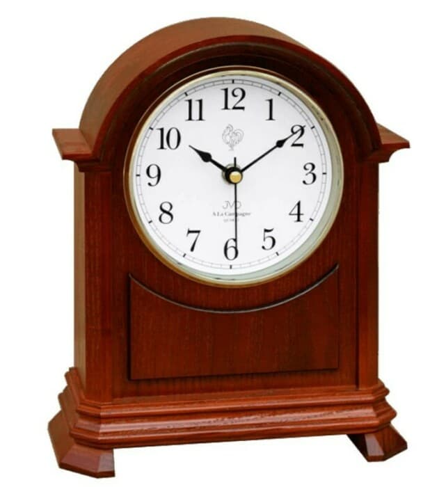 Pendule à poser en bois de merisier à sonnerie Westminster Disponibilité : Expédié sous 3 semaines